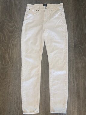 J. Crew White Skinny Jeans